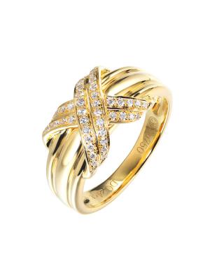 中国 XO 18K Gold Diamond Rings 0.24ct 14K White Gold Filled 販売のため