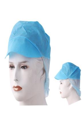 China Sombrero disponible suave del cocinero, casquillos médicos disponibles PP no tejidos materiales en venta
