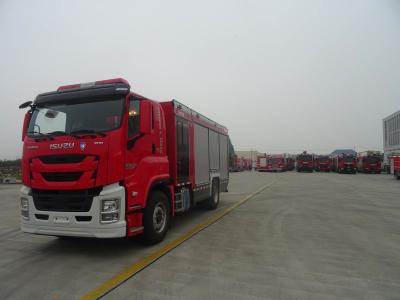 China ISUZU 17460kg Tanque de agua Camión de bomberos Motor de bomberos Tanque de agua 6000L en venta