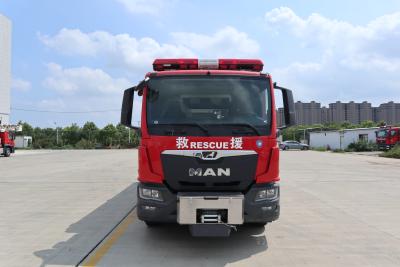 China Compressed Air Foam Fire Engine Fire Truck Water Truck 14.5kW / T 16000kg for sale