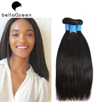China Beauty Works Natural Black Straight Brazilian Virgin Human Hair With Comfortable Weave for sale