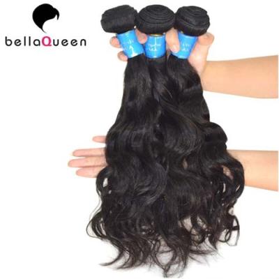 China Unprocessed Natural Black Burmese Remy Hair , Water Wave Hair Extensions for sale
