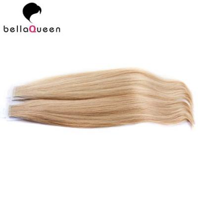 China Soft And Silky Straight  613# Golden Blonde Tape Hair Extension Without No Synthetic / Fiber for sale