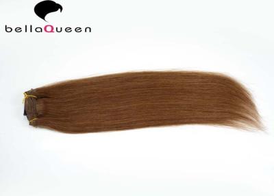 China Clip In Straight Unprocessed Human Hair Extension For Black Women for sale