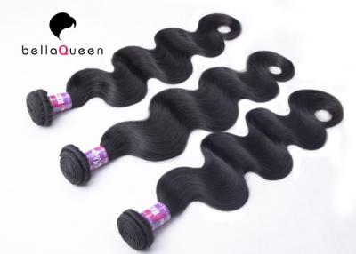China Raw Unprocessed 6A Remy Peruvian Human Hair Of Natural Black Body Wave for sale