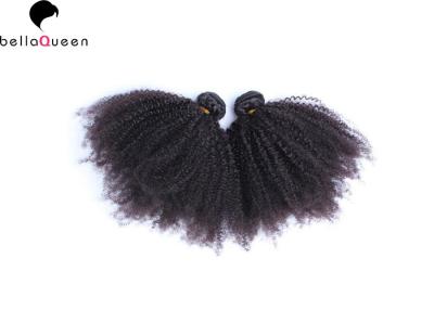 中国 8A黒人女性のためのブラジルの二重引出された毛延長毛のよこ糸を等級別にして下さい 販売のため