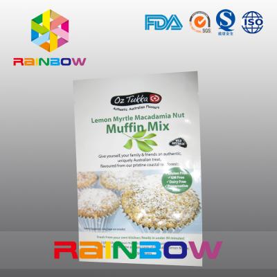 China Muffin Mix Snack Bag Packaging / Plastic Pouches for Yummy  Pastry for sale