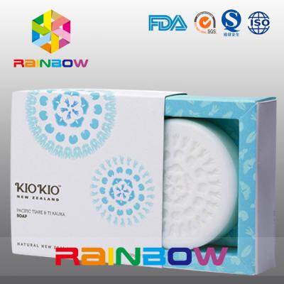China Paper Box Packaging For Soap Packaging / Customized  Soap Box With Clear Window for sale