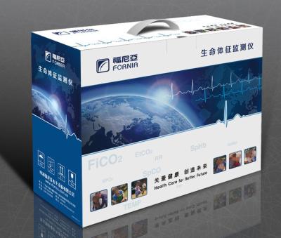 Chine Caisse d'emballage ondulée de papier imprimée par couleur d'expédition pour l'appareil électronique à vendre