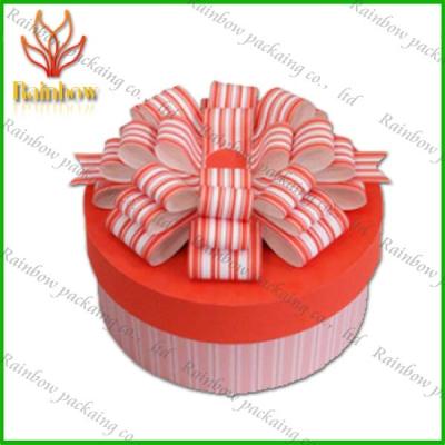 Chine Rose et boîte de papier de boîte-cadeau colorée orange empaquetant la boîte de papier de Recycable à vendre