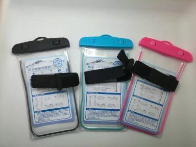 China Bolso seco de la caja del teléfono de la prenda impermeable del universal del PVC para los deportes al aire libre en venta