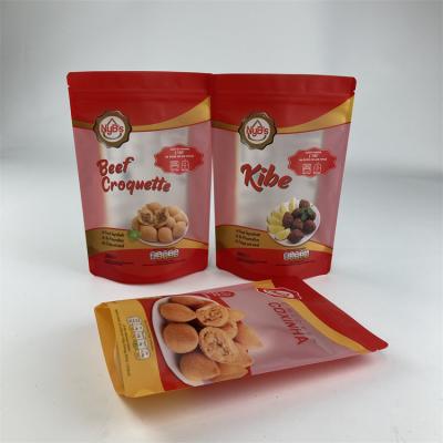 China Custom Printed Plastic Dry Fruits Packing Bags Stand Up For Mango Banana Chips for sale