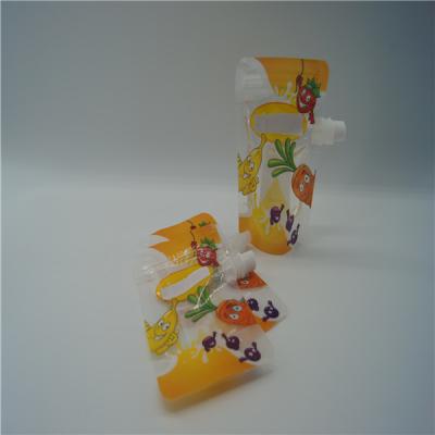 China Dishwasher Safe Baby Food Pouches , liquid pouch packaging Fruirt Juice Storaging for sale