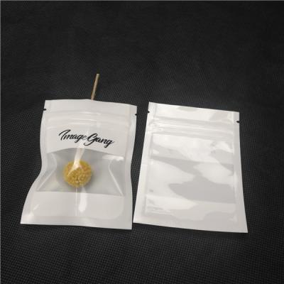 China Customized Plastic Pouch Jewelry Packaging Bags With Clear Window for sale