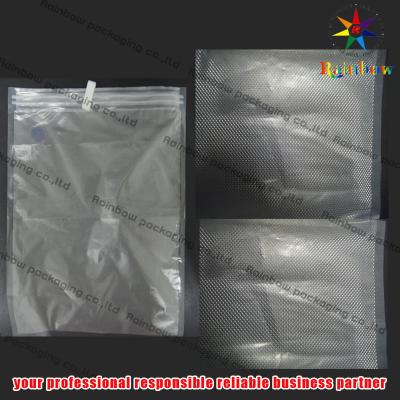 China Embossed PET Vacuum Seal Storage Bags With Zip Lock For Cookies for sale