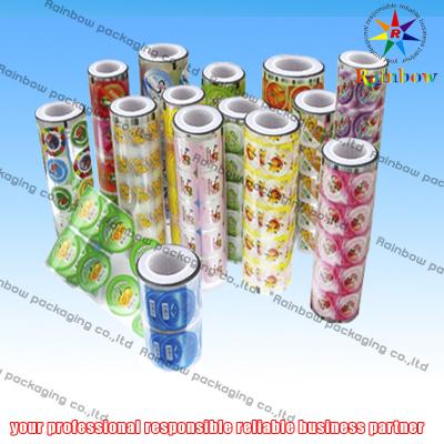 China Promotional Bottle Stickers For Customer , Food Packaging Films for sale
