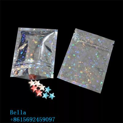 China Zipper Powder Foil Packaging Bags Small Size Three Side Seal For Herbal And Tea for sale