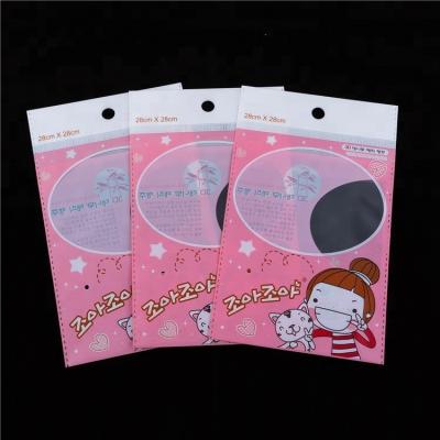 China Opp/Cpp Printing Customized Promotional Packaging Clear Plastic Bag For Cosmetic for sale