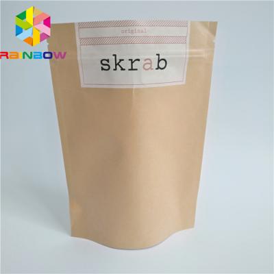 China Bolsas plásticas de diverso tamaño que empaquetan el Ziplock del polvo de la proteína para el cuerpo Skrab de la vainilla del chocolate en venta