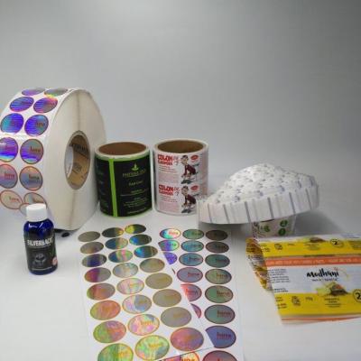 China Pvc Transparent Heat Shrink Sleeve Labels Barcode Metallic Holographic For Box / Pill Bottle for sale