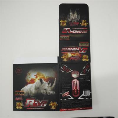 Chine Boîte de présentation en plastique matérielle de carte d'emballage de boursouflure du rhinocéros 12 de bouteilles de pilule d'ABS à vendre