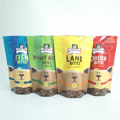 China Malote orgânico do vácuo reusável do plástico laminado do saco dos alimentos para animais de estimação do armazenamento do deleite do cão à venda