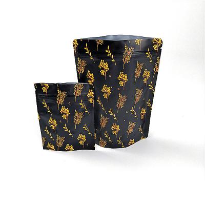 China Original Pattern Printing Stand Up Coffee Pouch Zipper Lock Lined Aluminum Foil for sale