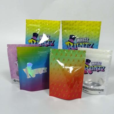 China Stand Up k Gummy Bear Grip Seal Bags Cookie Runtz Gruntz Weeds Packaging for sale