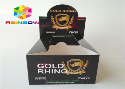 China Caja de papel de la exhibición amistosa de Eco, empaquetado de la barra de energía del bocado del contador de la caja del papel de regalo en venta