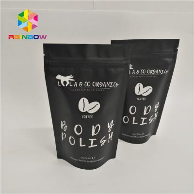 China Resealable Foil Pouch Packaging Stand Up Body Sugar Scrub Sea Salt Bags Heat Seal for sale