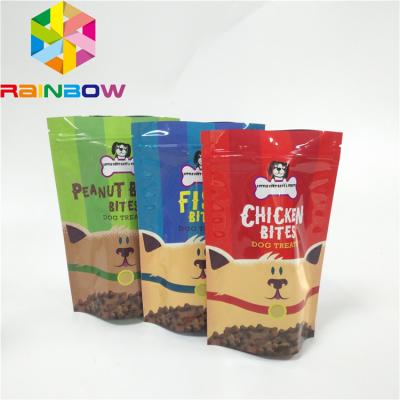 China Digital Printing Plastic Bags Stand Up Dog Treats Package Pouch Pet Food Packaging Bag Doypack Pouch for sale