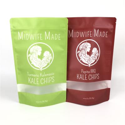 Chine Veggies mélangés Chips Packaging Plastic Bag de paquet de paquets de poche de fruit sec de fines herbes fait sur commande organique en plastique zip-lock de Matcha à vendre