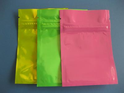 Chine L'oxo emballage biodégradable de sac d'aluminium, réutilisent les sacs zip-lock colorés de nourriture de Mylar à vendre