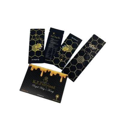 China Food Grade Royal Honey Bee Sachets Plastic Pouches Packaging Gel Mylar 10g 20g for sale