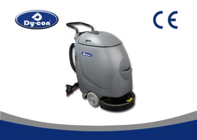 China Dycon Semi-automatic Walk Behind Plastic  Grey 17Inch Industrial Floor Scrubber Dryer for sale
