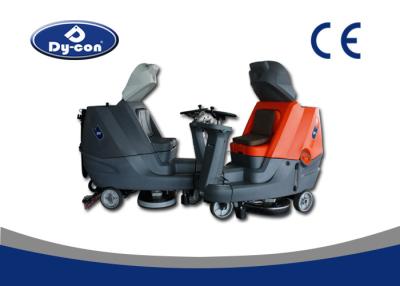 China Dycon Three Wheels Plastic Material Ride Type Four Batteries Powered Floor Scrubber for sale