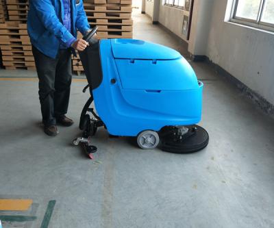 China Single Brush Battery Powered Floor sweeper For Workshop Low Noise for sale