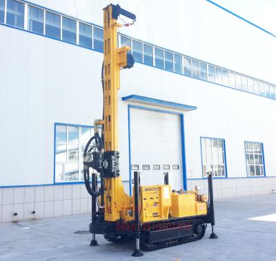 China Crawler Mounted Deep Hole Water Well Drilling Machine with 90 - 300 mm Diameter for sale