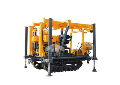 China 200m Portable Hydraulic Water Well Drilling Rig Crawler Mounted Rotary for sale