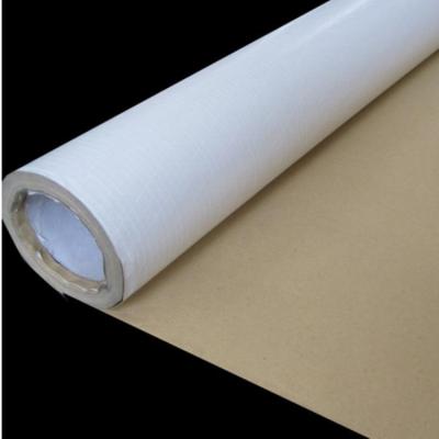 China Aluminum Foil Composite Insulation White Pp Film Scrim Kraft Paper Reinforced Facing for sale