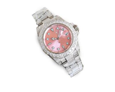 China Elegant Gemstone Adorned Wristwatch Stainless Steel 3ATM Water Resistance for sale
