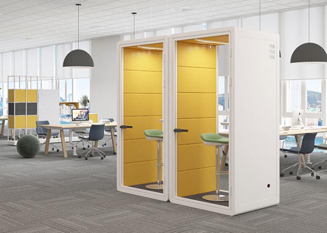 Mobile booth mobility features