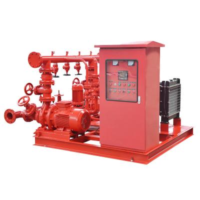 China Fire Fighting Booster Pump Emergency Fire Water Pump System 3-20Bar for sale