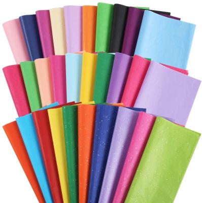 China Wrapping Tissue Paper Multi Color Rustproof Rainbow Gift Tissue Paper for sale