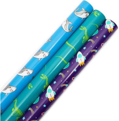 China Cutomised Printing Rustproof Wrapping Paper For Kids Birthday Gift à venda