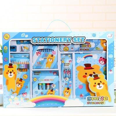 China Portable Children's Stationery Gift Box Set Primary School Student Painting School Supplies for sale