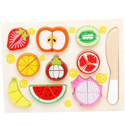 China Eductional Preschool Safe Toys Vegetables Fruit Toy For Developing Intelligence for sale