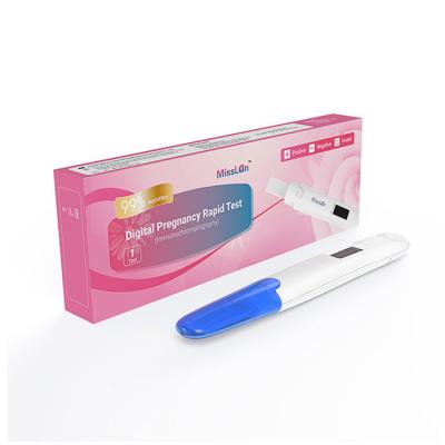 China Diagnostic Pregnancy Home Test Urine HCG Pregnancy Test Midstream Self Test for sale