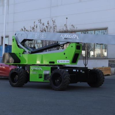 China 20.4m Working Height  Electrical Telescopic Boom Lift Man Lift Telescopic Lifters for sale