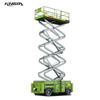 Quality Rt Scissor Lift For Sale Max Working Height 15.0m Wheelbase 2.86m Rough for sale
